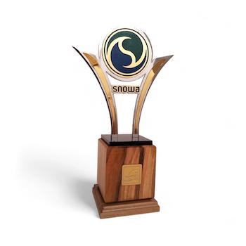 تندیس شرکت اسنوا، تندیس فلزی